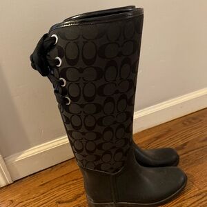 Coach tristee rainboot size 7